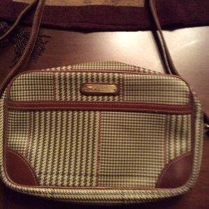 Vintage Polo Ralph Lauren Houndstooth Shoulder Bag